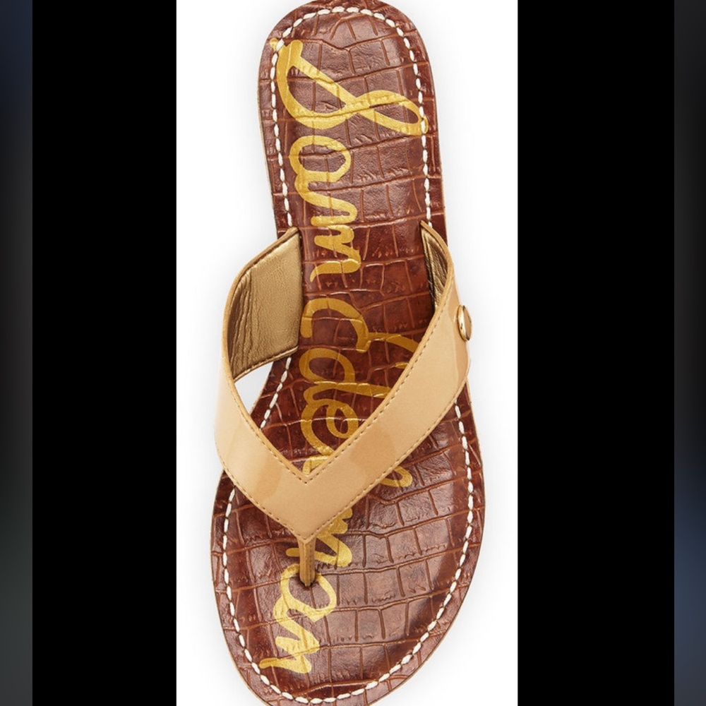 Sam Edelman Romy Patent Leather Wedge Sandal